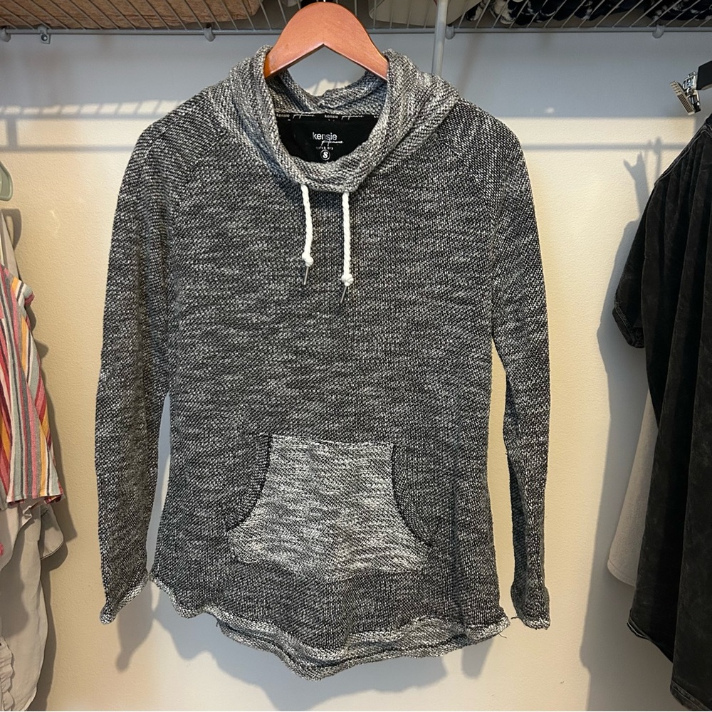 Kensie Gray Relaxed Sweatshirt
